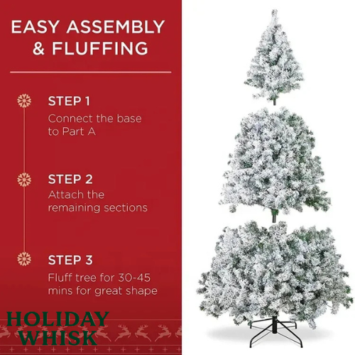 Snowy Christmas Tree – 45 cm Artificial Pine with Frosted Tips