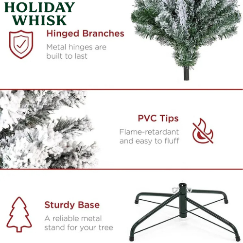 Snowy Christmas Tree – 45 cm Artificial Pine with Frosted Tips