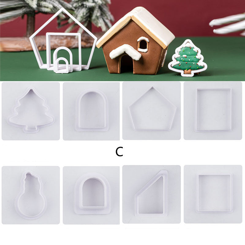 Christmas Cookie Cutter Set - Stainless Steel Cookie Molds for Holiday Baking