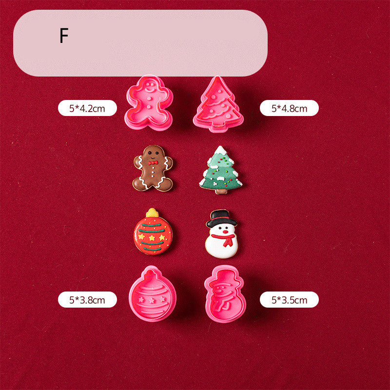 Christmas Cookie Cutter Set - Stainless Steel Cookie Molds for Holiday Baking